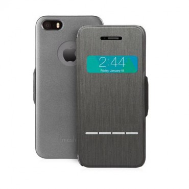 Moshi SenseCover for iPhone 5/5s | Steel Black