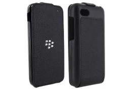 BlackBerry Q5 Leather Flip Shell